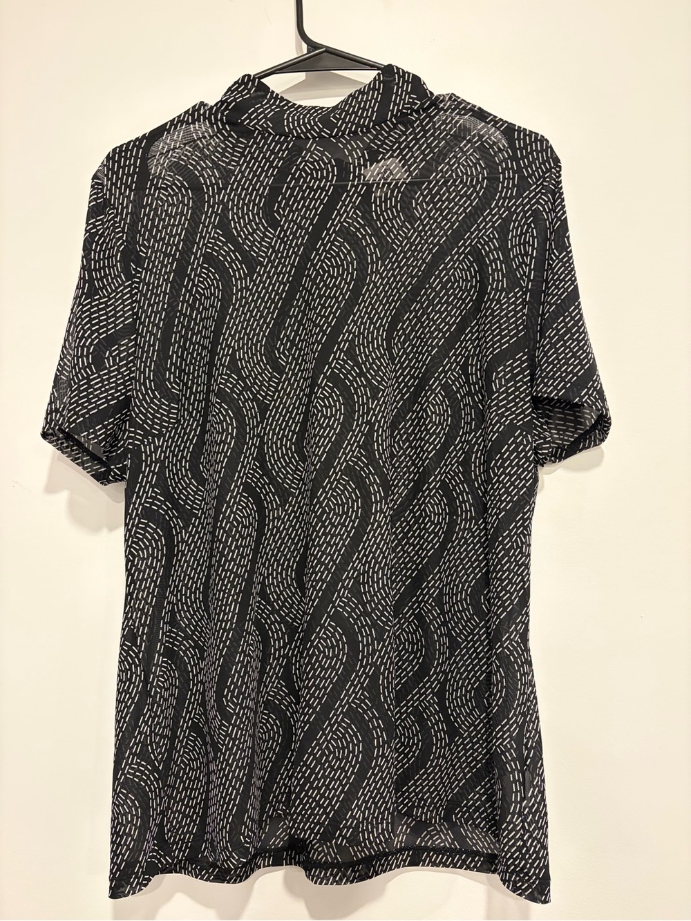 CABI sheer mock turtleneck